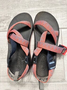 Chaco Kids Z/1 EcoThread Sandals in Penny Coral Size 3